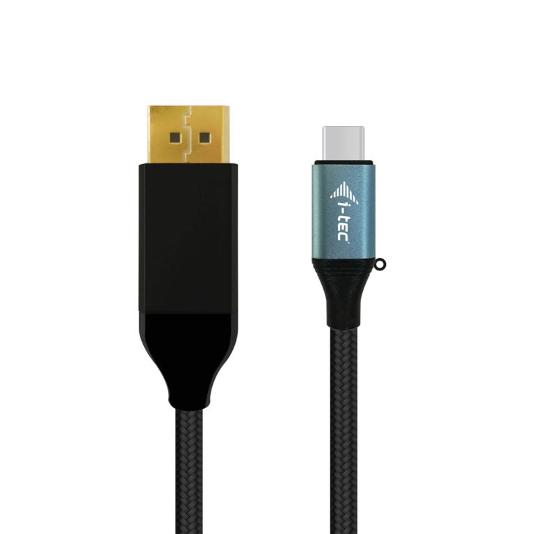 i-tec USB-C auf DisplayPort Adapter, 4K@60 Hz, 2 m, für Thunderbolt 3