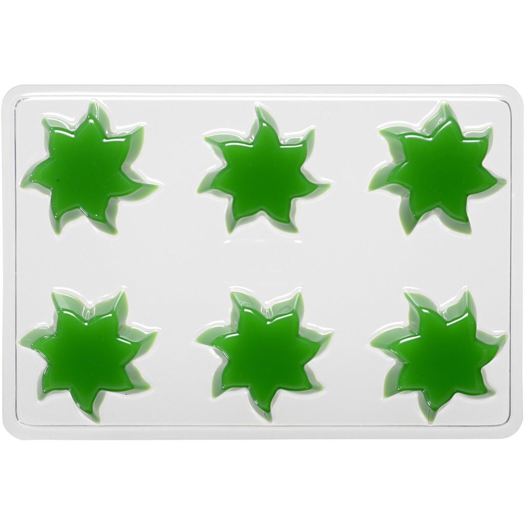 Creativ Company Kerzengiessform – Kreis, Blume, Herz, Stern – für Schwimmkerzen, Seifen & Giessmassen