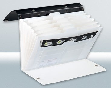 Dufco Sammelmappe für A4, Kunststoff, mehrfarbig, mit Druckknopf