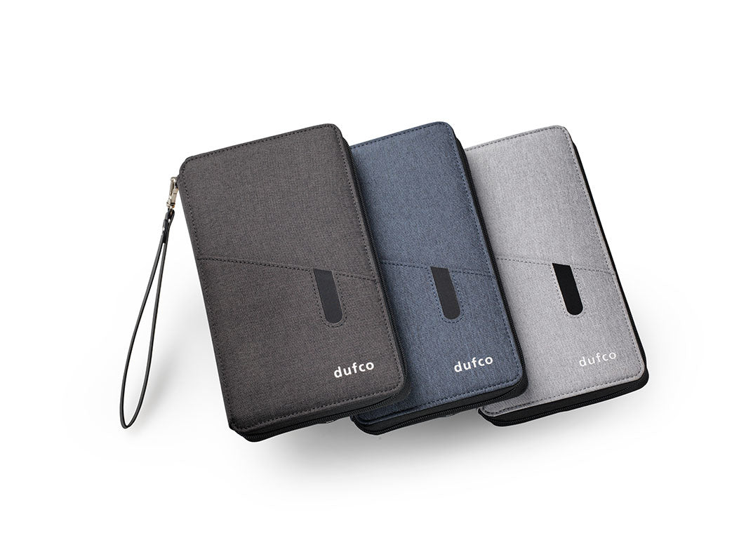 Dufco Tablet-Schutzhülle – Bis 15,2 cm (6"), Anthrazit, Textil