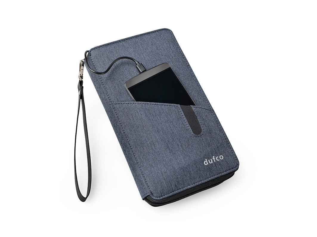 Dufco Tablet-Schutzhülle – 15,2 cm (6"), Blau, wasserabweisendes Textil
