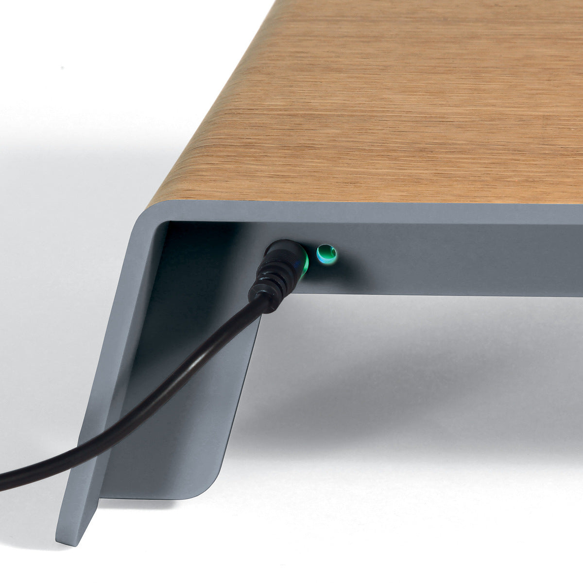 Sigel Smartstyle – Monitorhalterung, 5 kg, Induktionsladefunktion, USB-Anschlüsse, Silber