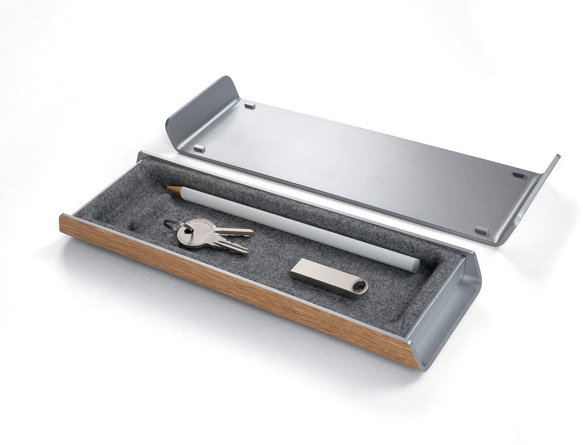 Sigel Smartstyle Stiftschale – mehrfarbig, 240×75×25 mm, rutschfest, Deckel mit Einkerbung, antistatisch
