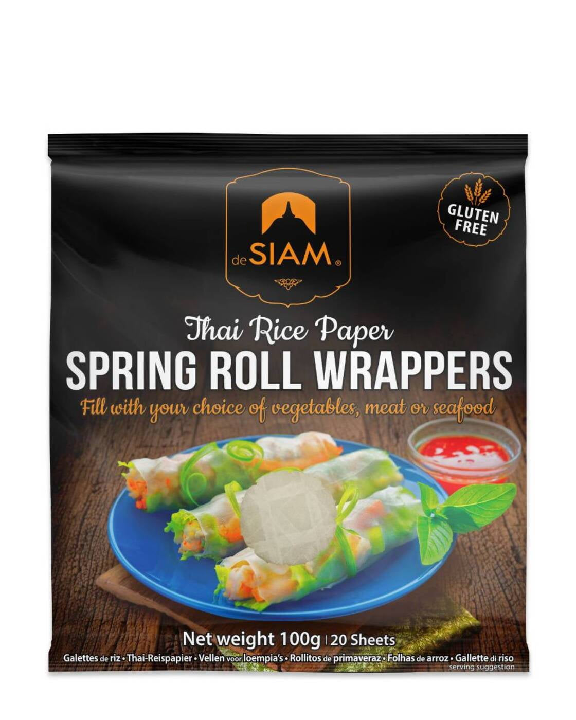 deSIAM Frühlingsrollen-Teig – 100 g