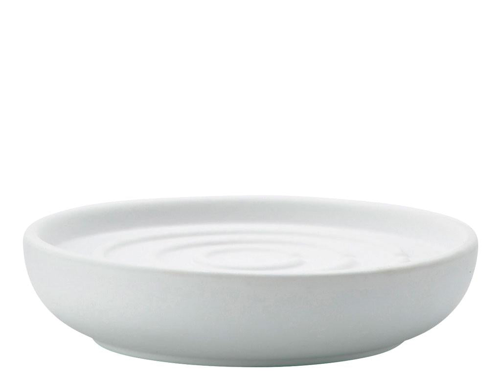 Zone Denmark Seifenschale Nova – Porzellan, Ø11×2,5 cm, Weiss
