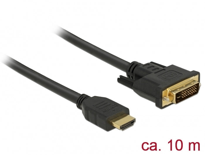 DeLOCK DVI-D auf HDMI Kabel 2560×1600 – 10 m