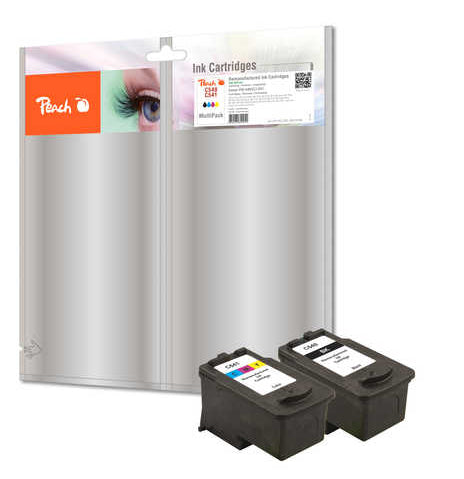 Peach PG-540/CL-541 Tintenpatronen-Multipack, Schwarz/Cyan/Magenta/Gelb (Kompatibel) – für Pixma MG3250/3255…