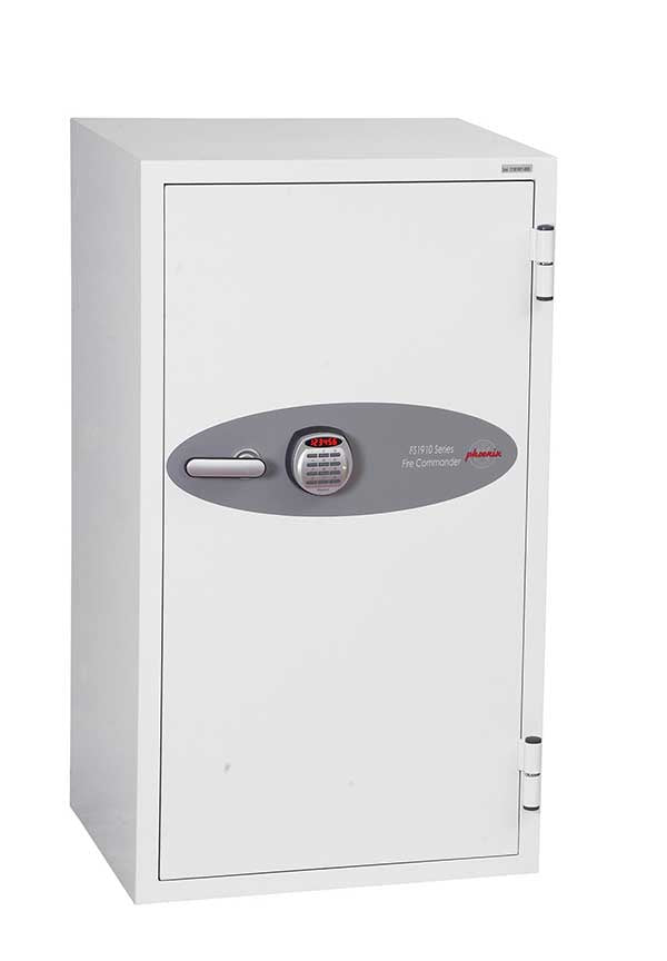 Phoenix Safe Co. Phoenix Sicherheitsschrank Fire Commander FS1911E – Elektronikschloss – 220 l – 120 Min Feuerschutz – Weiss