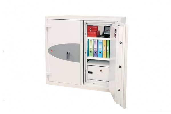 Phoenix Safe Co. Phoenix Sicherheitsschrank FIRE COMMANDER PRO FS1921K – Schlüsselschloss – 163 l – 60 Minuten Feuerschutz – Weiss