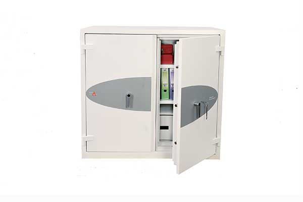 Phoenix Safe Co. Phoenix Sicherheitsschrank FIRE COMMANDER PRO FS1921K – Schlüsselschloss – 163 l – 60 Minuten Feuerschutz – Weiss