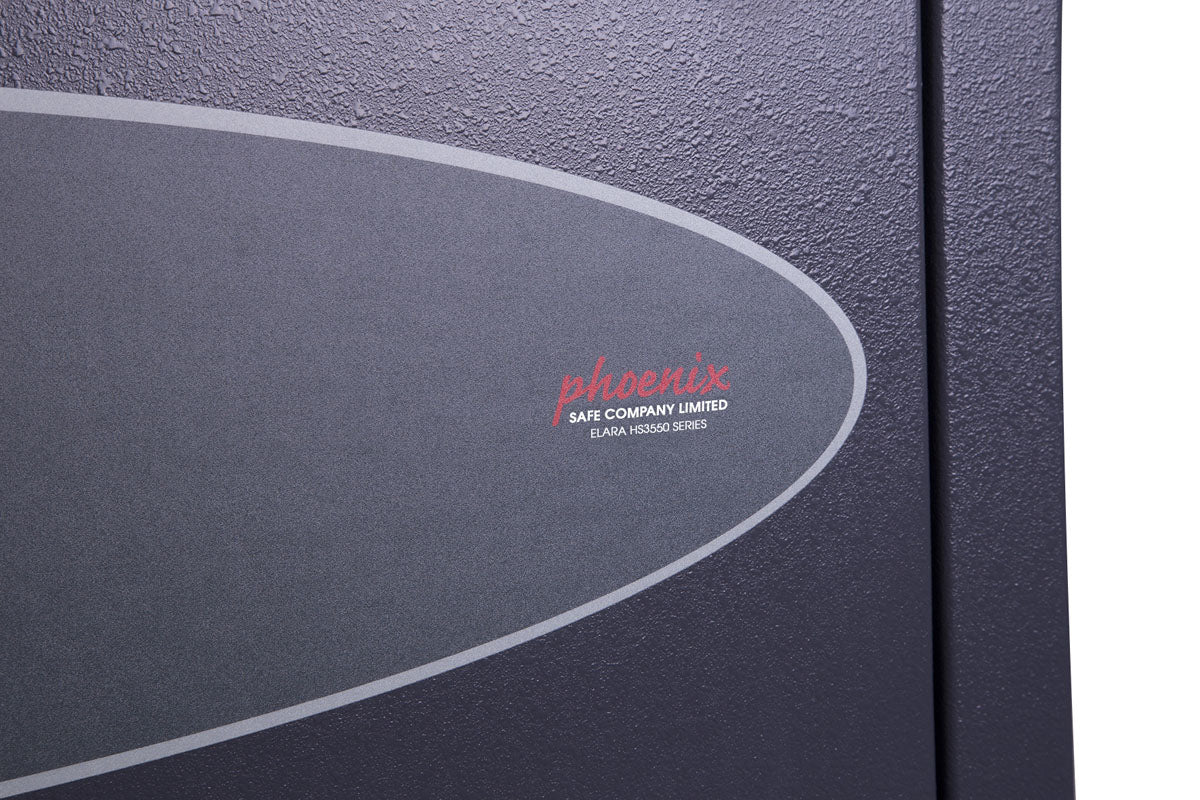 Phoenix Safe Co. Phoenix Wandtresor ELARA HS3555K – Schlüsselschloss – 330,0 l – feuerfest – Wandmontage – Graphitgrau