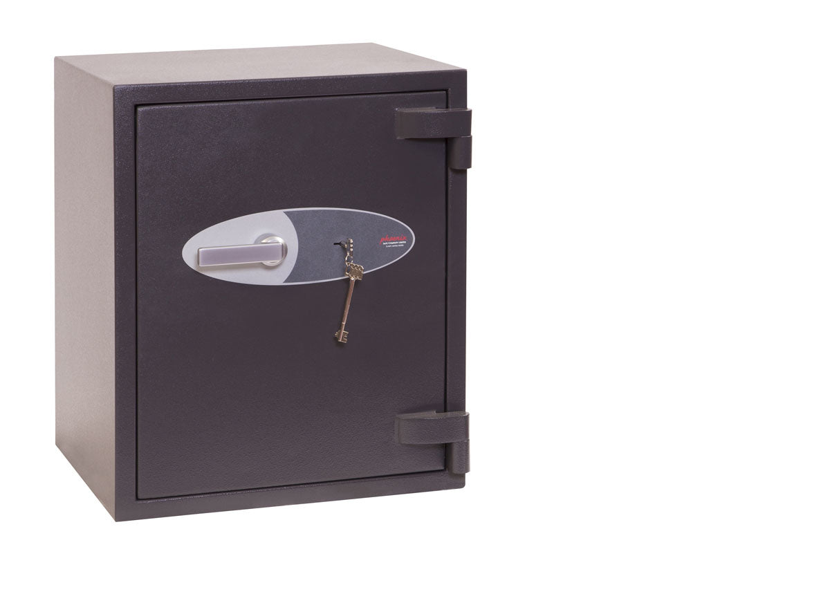 Phoenix Safe Co. Phoenix Tresor HS3552K – Schlüsselschloss – 69 l – Feuerfest – Bodenmontage – Graphitgrau