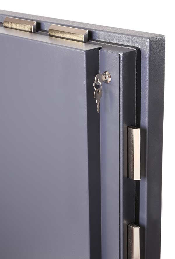 Phoenix Safe Co. Phoenix Wandtresor COSMOS HS9074K – Schlüsselschloss – 295 l – Feuerschutz 30 min – Wandmontage – Grau