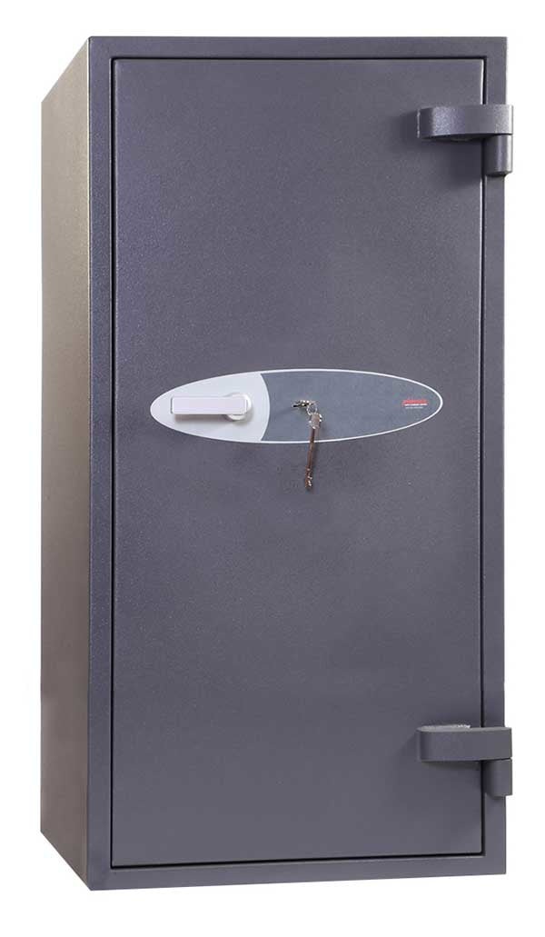 Phoenix Safe Co. Phoenix Tresor NEPTUN HS1053K – Schlüsselschloss – 90 l – Feuerfest – Bodenmontage – Graphitgrau