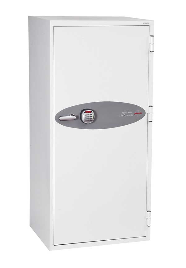 Phoenix Safe Co. Phoenix Sicherheitsschrank – Elektronikschloss – 338,0 l – Feuerschutz 120 min – Bodenmontage – Weiss