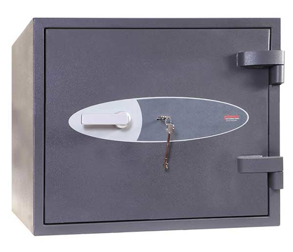Phoenix Safe Co. Phoenix Tresor NEPTUN HS1052K – Schlüsselschloss – 46 l – Feuerfest, Einbruchschutzklasse 1 – Bodenmontage – G
