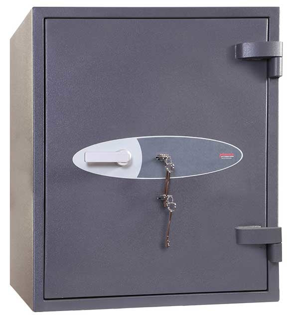 Phoenix Safe Co. Phoenix Tresor HS9072K – Schlüsselschloss – 154 l – Feuerschutz 30 min – Boden-/Wandmontage – Graphitgrau