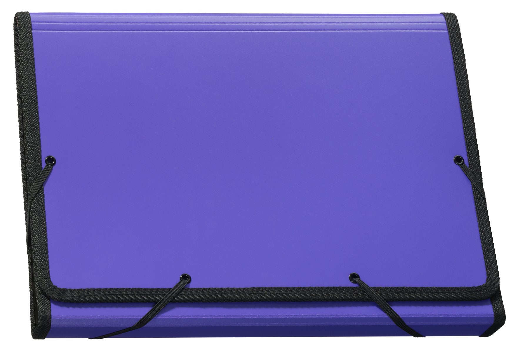 Kolma Sammelmappe für A4, Kunststoff, Violett, mit Gummizug