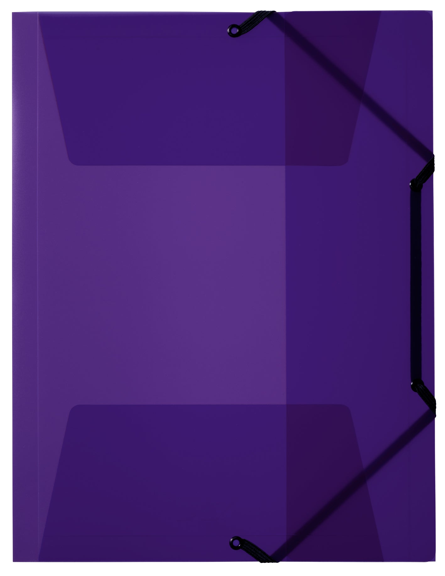Kolma Sammelmappe für A4, Kunststoff, violett, mit Gummizug