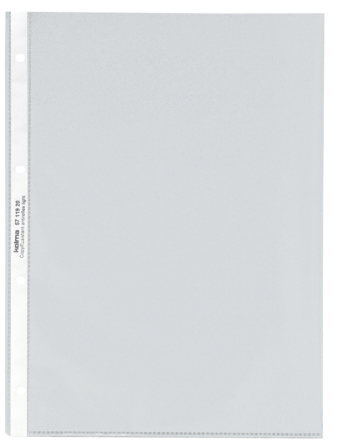 Kolma Sichtmappe A4 – Transparent, Kunststoff, 60 µm, 100er-Pack, 100% Rezyklierbar