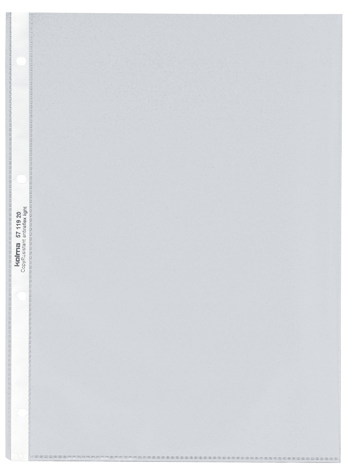 Kolma Sichtmappe A4 – 25 Hüllen, Transparent, Kunststoff, 60 µm