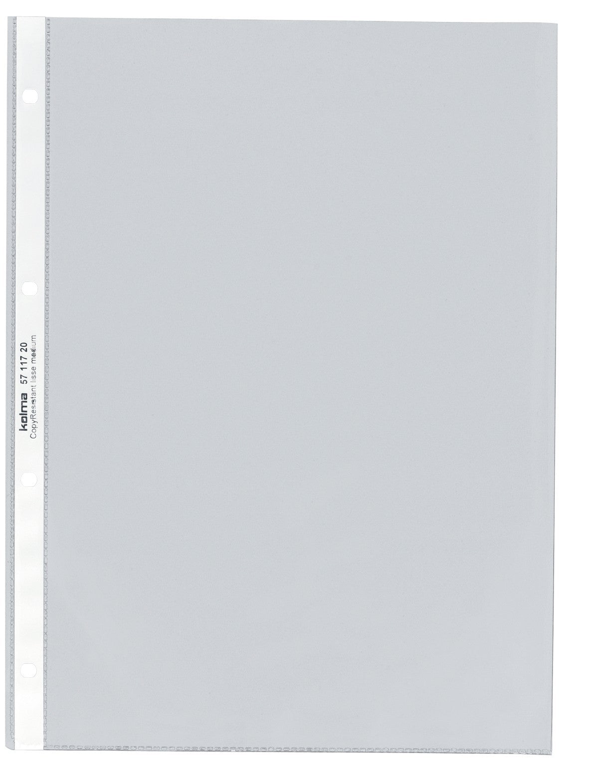 Kolma Sichtmappe A4 – 10 Hüllen, transparent, Kunststoff, glänzend, 80 µm