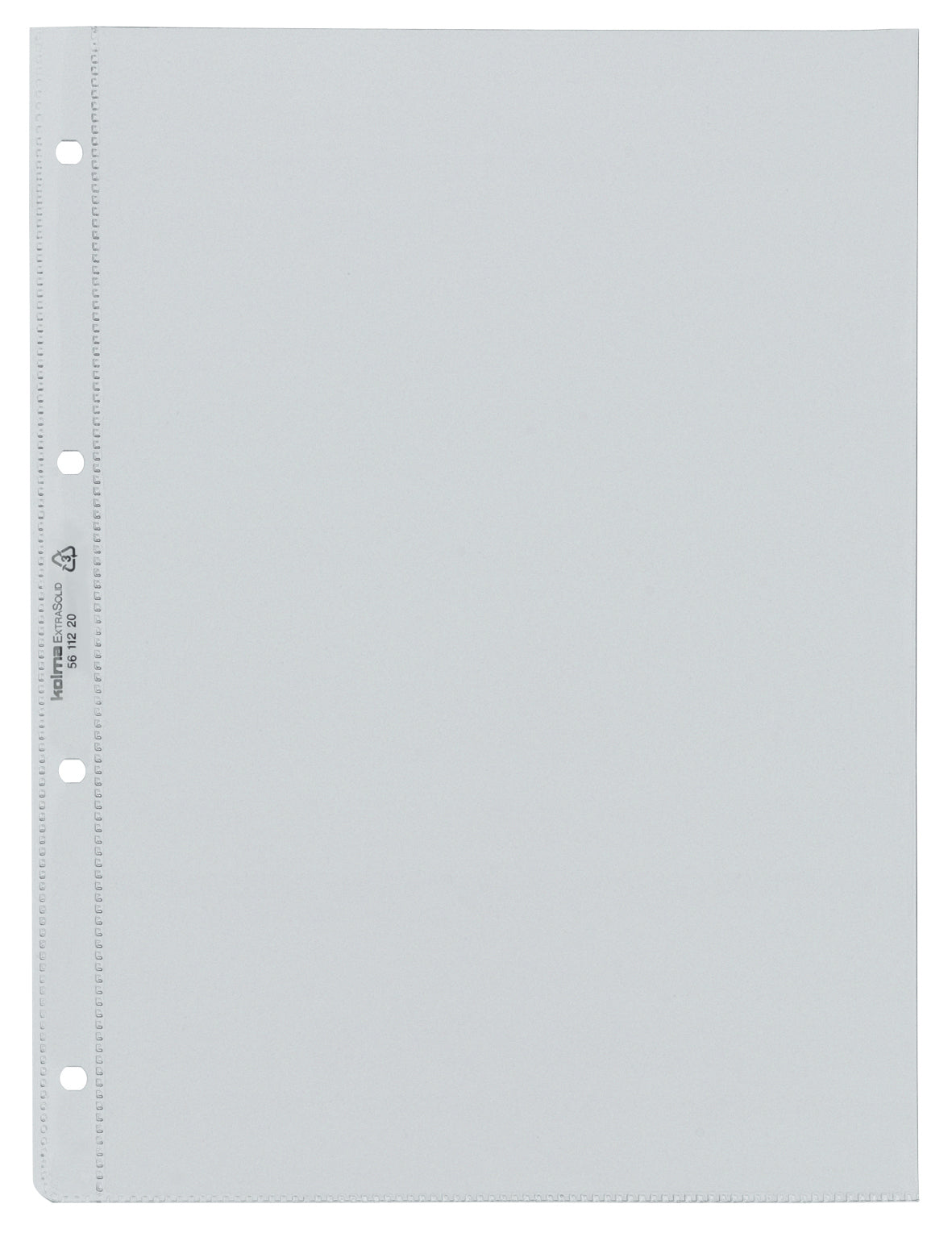 Kolma Sichtmappe A4 – transparent, Kunststoff, glänzend, 140 µm, 100er-Pack