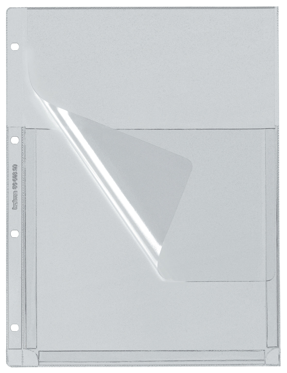 Kolma Sichtmappe A4 – transparent, Kunststoff, glänzend, 180 µm, 5er-Pack
