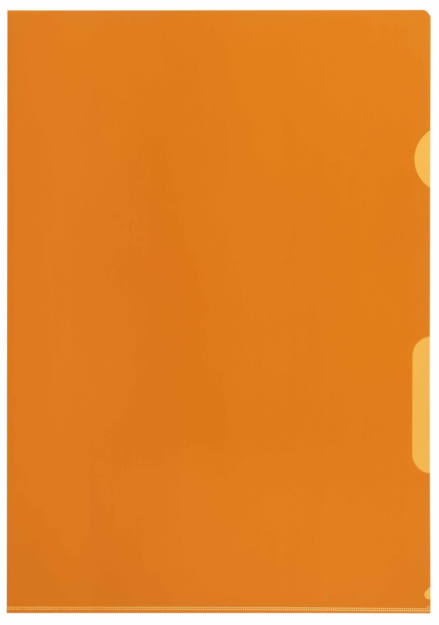 Kolma Sichtmappe A4 – carrot, Kunststoff, matt, 120 µm, 10er-Pack