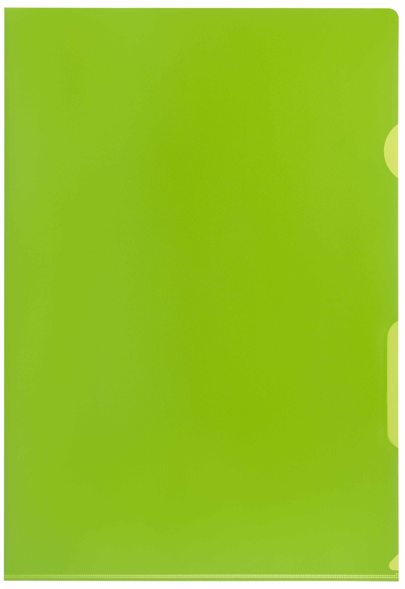 Kolma Sichtmappe A4 – 100er-Pack, Kiwi, Kunststoff, blendfrei, 120 µm