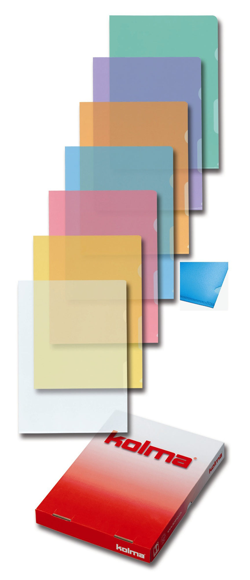 Kolma Sichtbuch Superstrong A4, blendfrei, assortiert