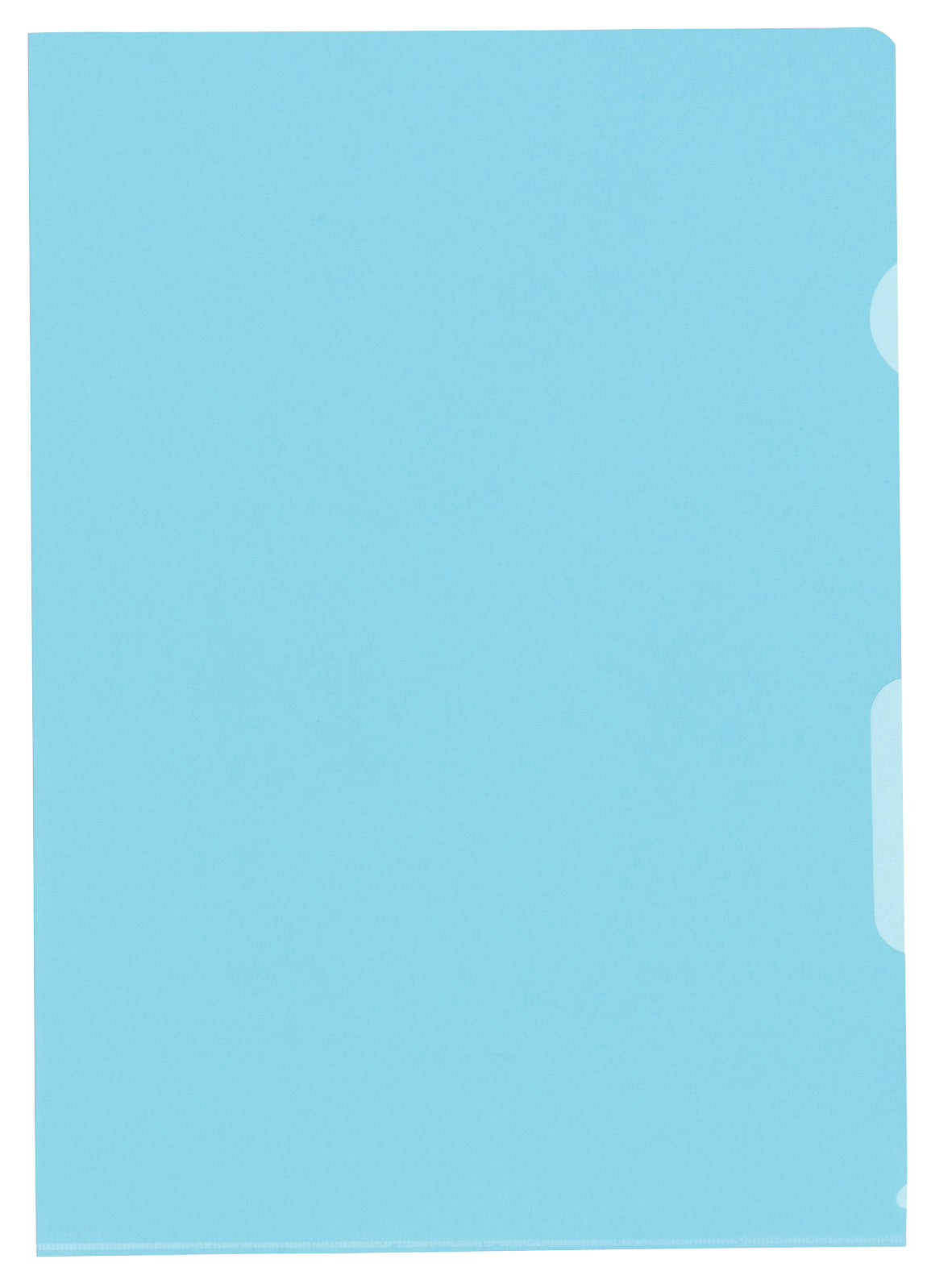 Kolma Sichtmappe A4 – Blau, Kunststoff, Glänzend, 130 µm, 100er-Pack