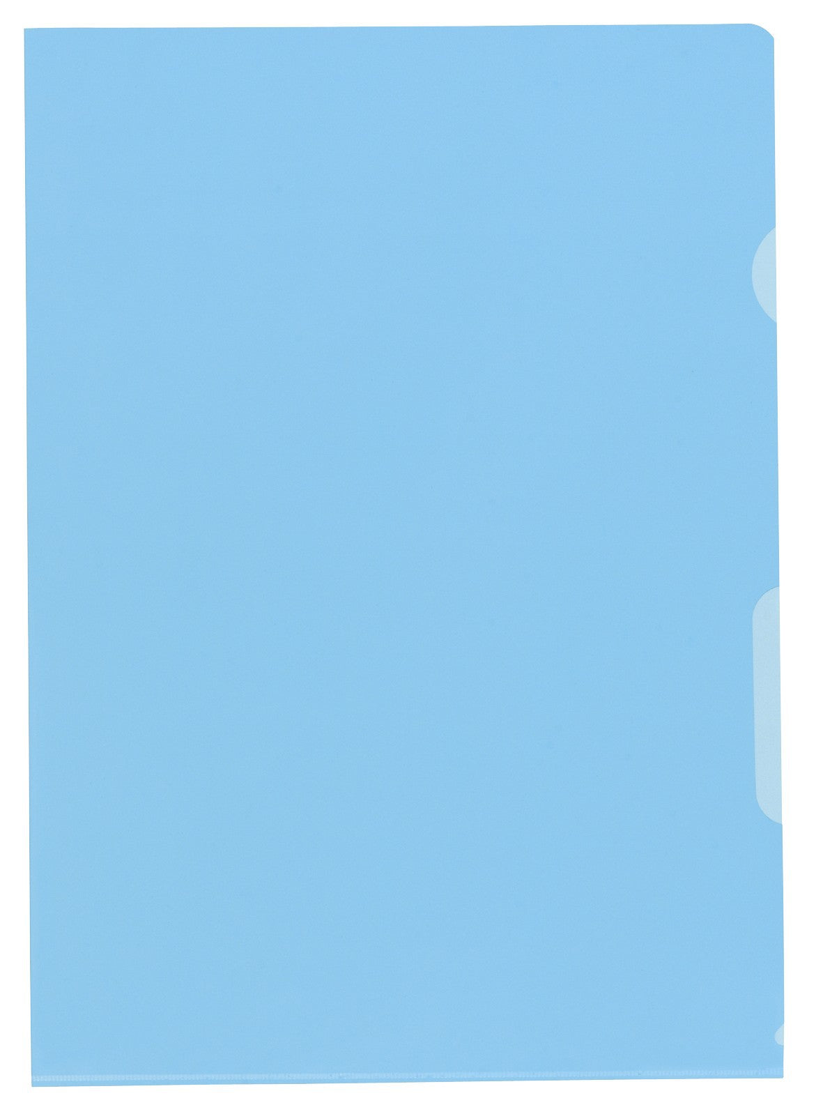 Kolma Sichtmappe A4 – Blau, Kunststoff, Glänzend, 130 µm, 10er-Pack