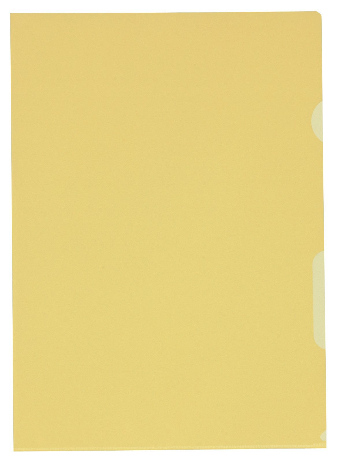 Kolma Sichtmappe A4 – Gelb, Kunststoff, Glänzend, 130 µm, 10er-Pack