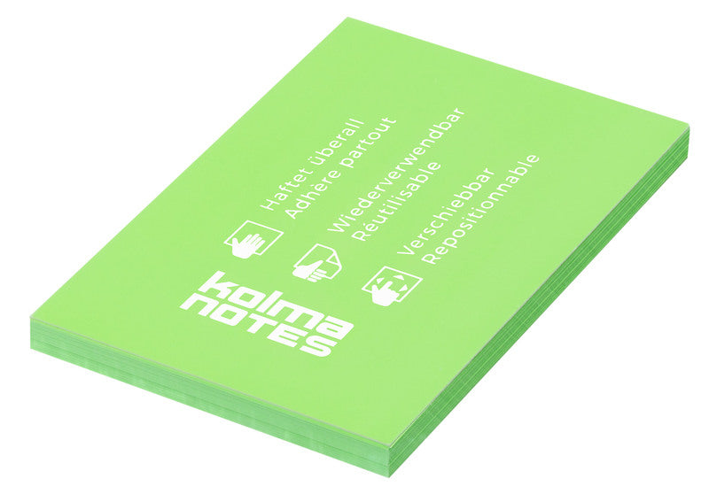 Kolma Haftnotizen – 74×105 mm – Neongrün, 100 Blatt