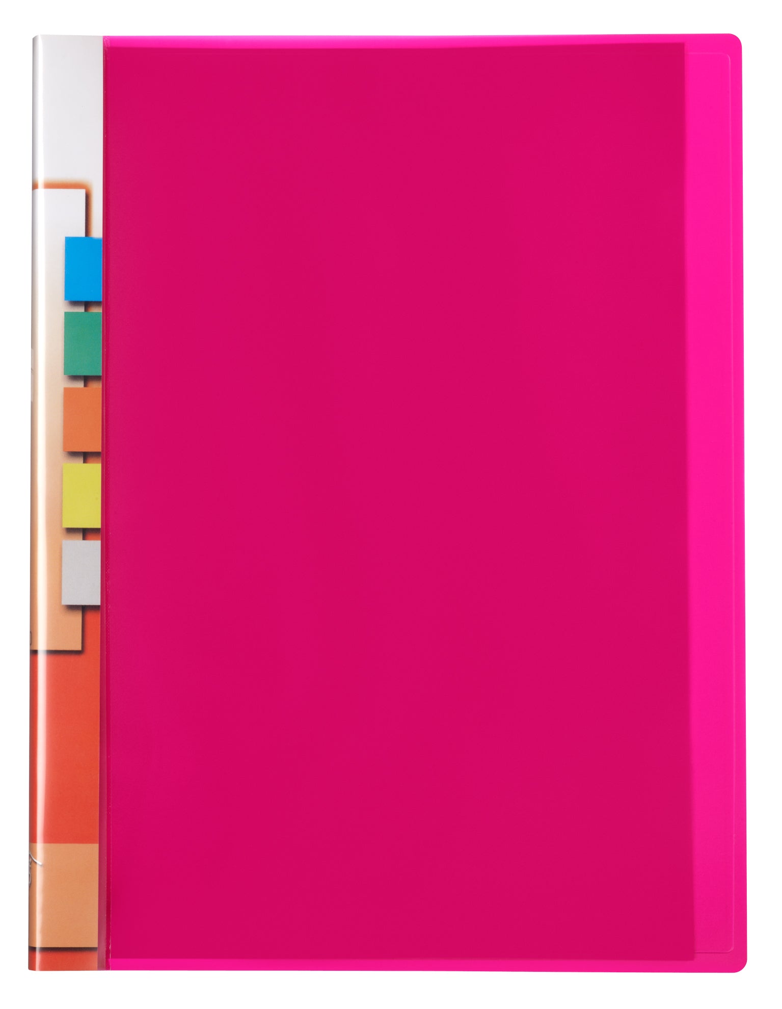 Kolma Sichtbuch – 20 Sichttaschen, A4, glatt, glänzend, Berry, Kunststoff