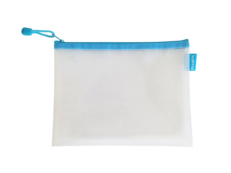 Kolma Etui Reissverschlusstasche 1-fach – türkis – Kunststoff – 23,5 × 12,5 × 0,8 cm