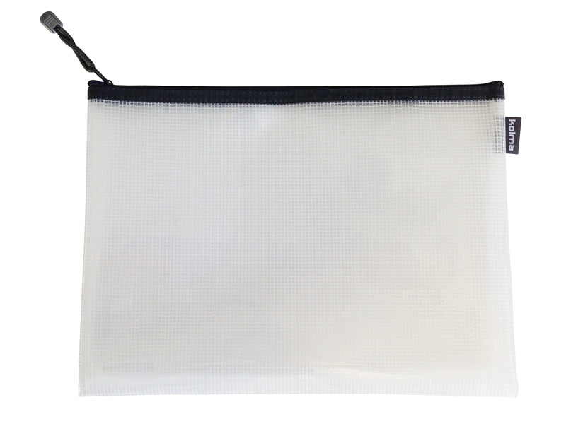 Kolma Etui Reissverschlusstasche – anthrazit – Kunststoff – 23,5 × 12,5 × 0,8 cm