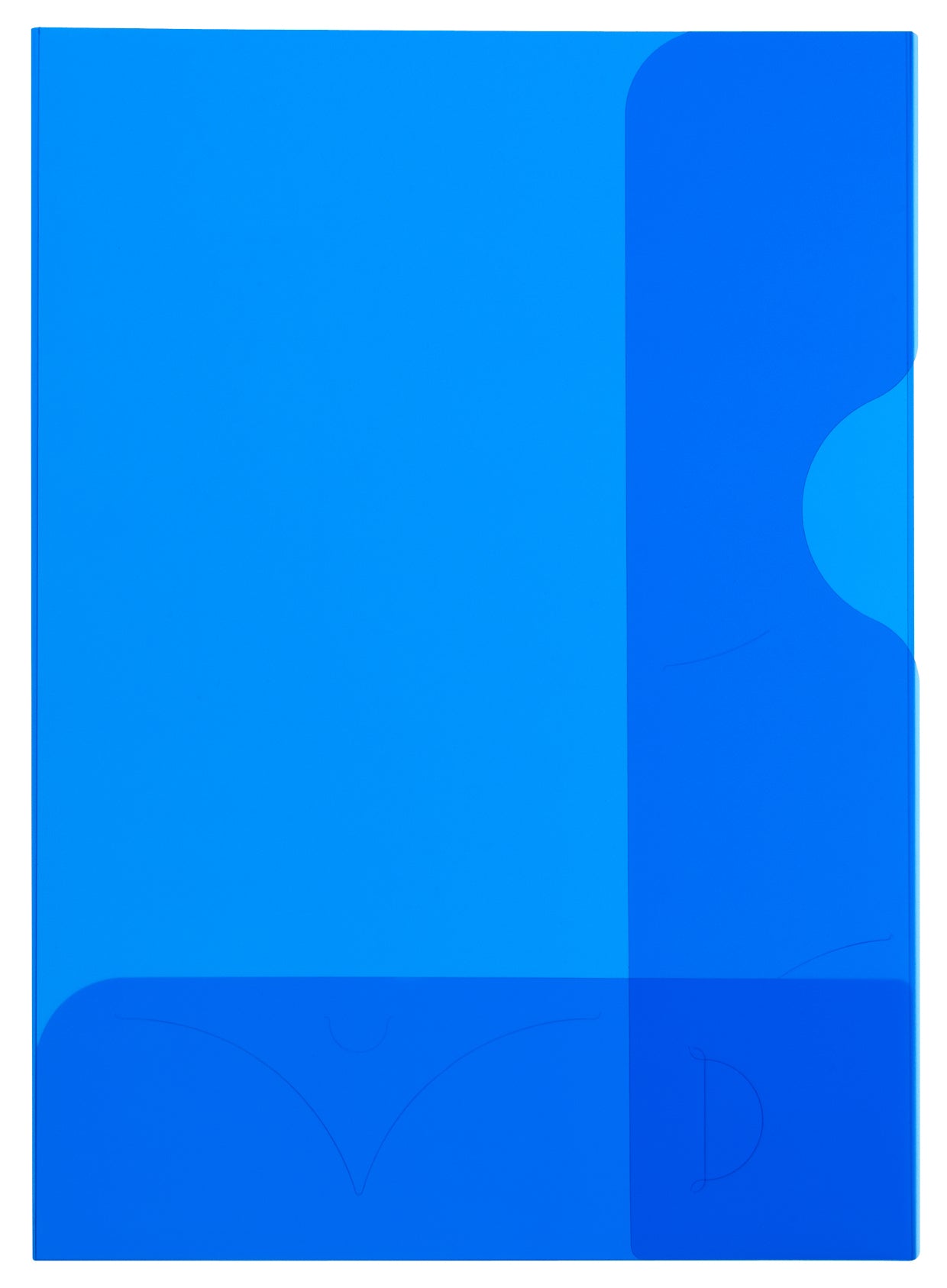 Kolma Konferenzmappe – A4, Visitenkartenfach, Kunststoff, Blau