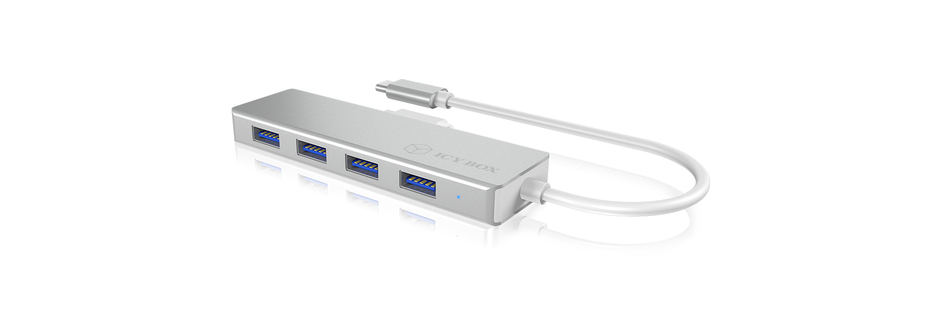 ICY BOX IB-HUB1425-C3 USB-Hub – USB-C, 4× USB-A, für Windows/Mac