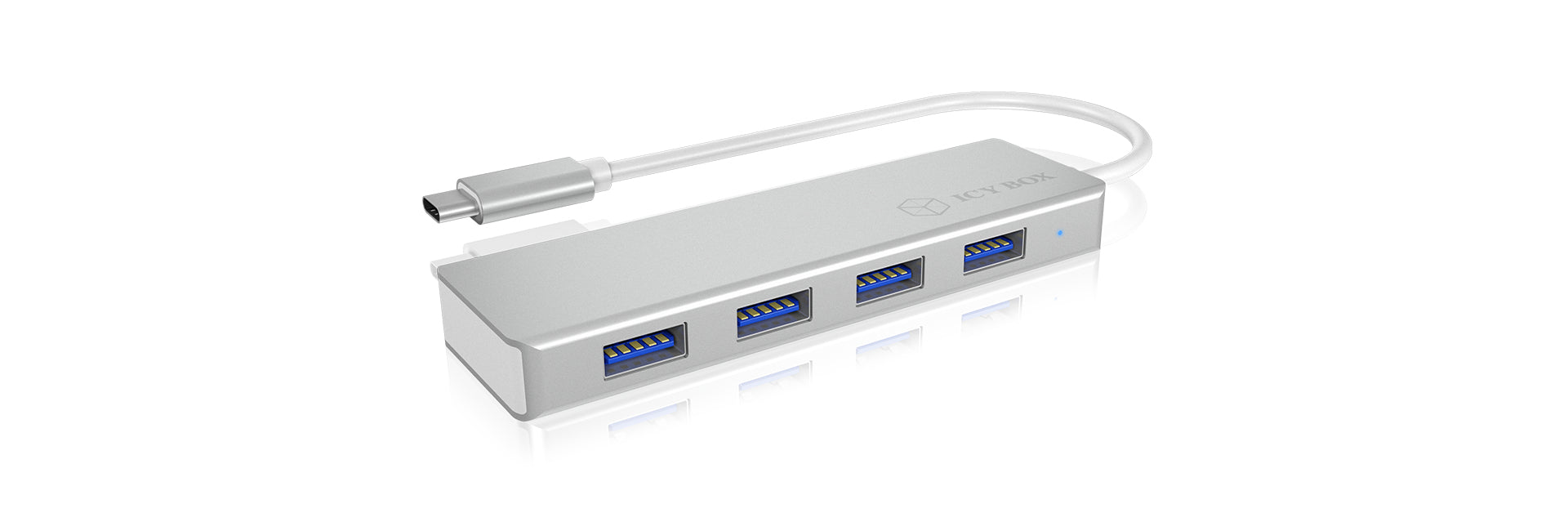 ICY BOX IB-HUB1425-C3 USB-Hub – USB-C, 4× USB-A, für Windows/Mac