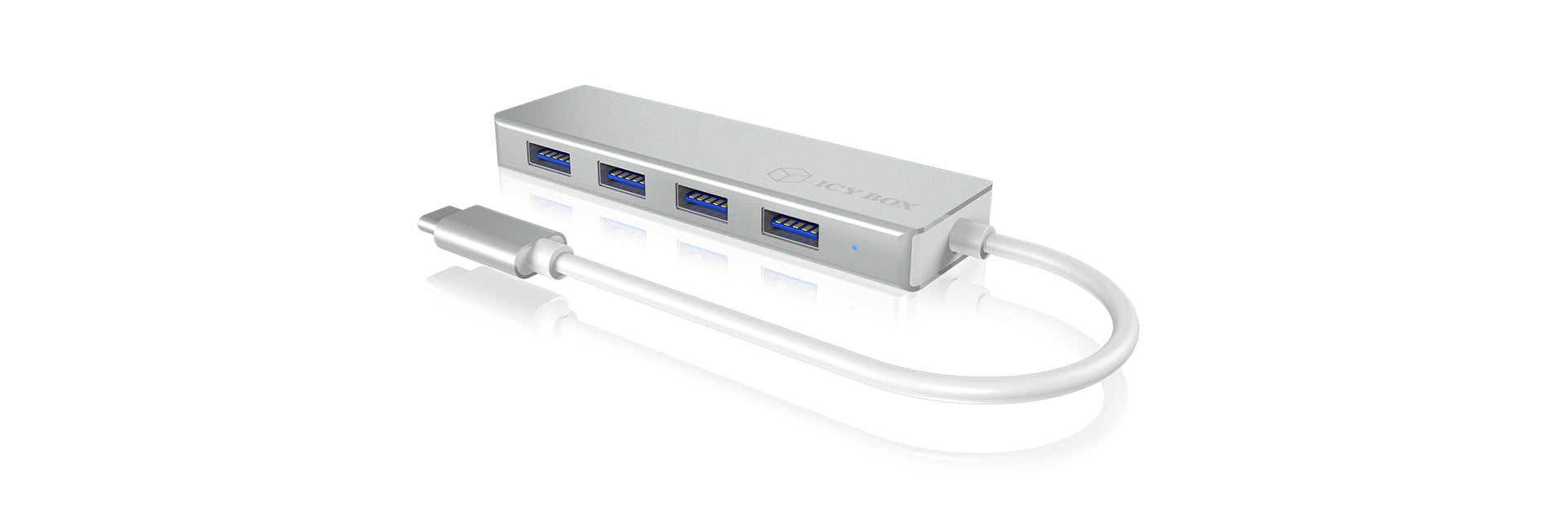 ICY BOX IB-HUB1425-C3 USB-Hub – USB-C, 4× USB-A, für Windows/Mac