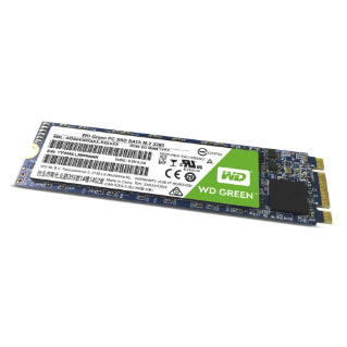 Western Digital WD Green 480 GB – M.2 2280, SATA 6 Gbit/s, 545 MB/s