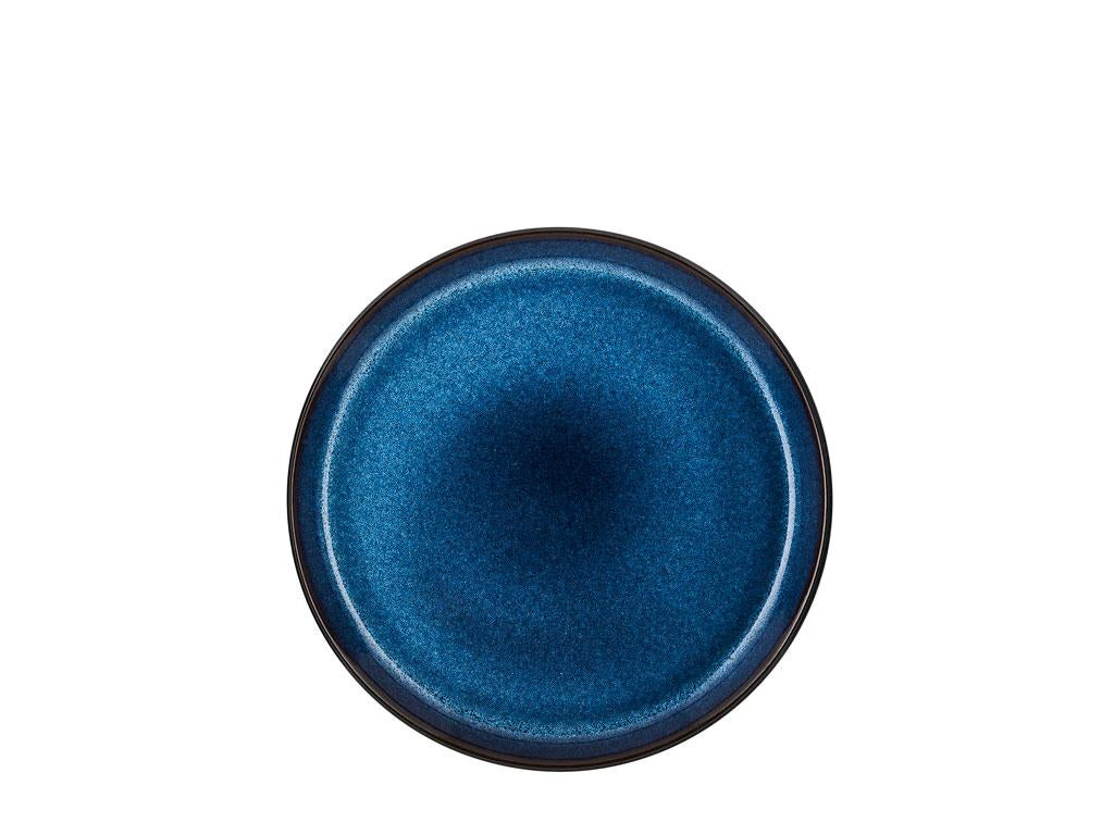 BITZ Dessertteller – 6er Set, Ø 21,0 cm, H 2,0 cm, Steinzeug, spülmaschinenfest, mikrowellengeeignet