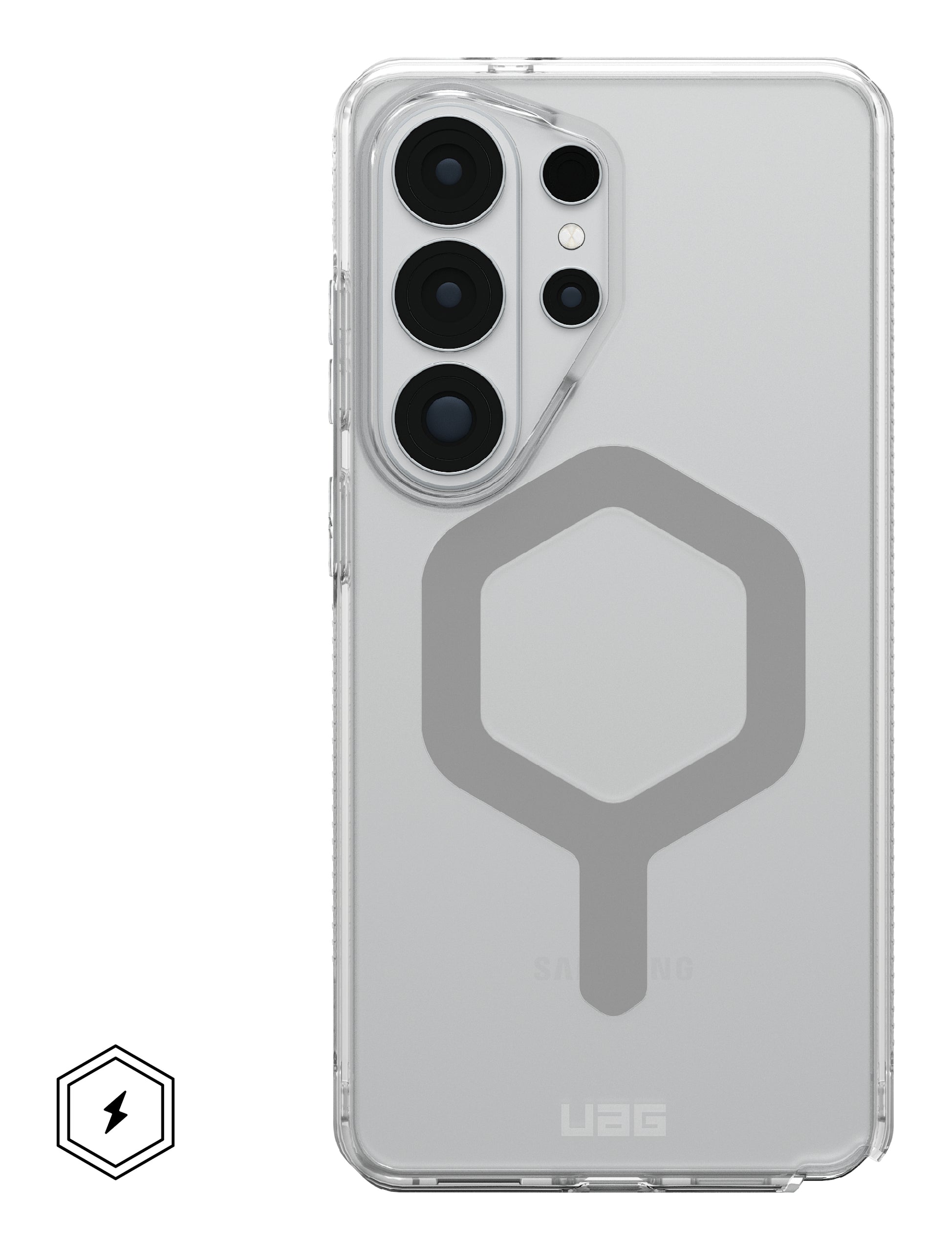 Urban Armor Gear UAG Plyo Rückcover – für Samsung Galaxy S26 Ultra, MagSafe, mit Ständer, PC, Transparent