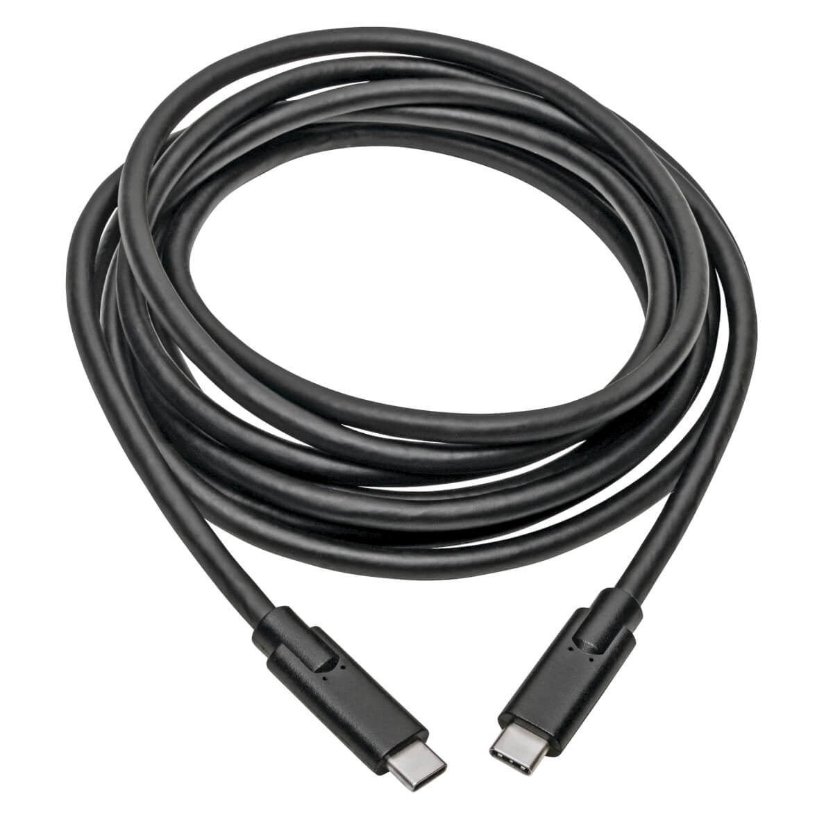 Tripp Lite USB-C auf USB-C Kabel – USB 3.2 Gen 1 (5 Gbit/s) – 3,05 m – Thunderbolt 3-kompatibel – Schwarz