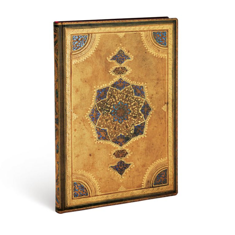 Paperblanks Notizbuch – 180 × 230 mm – liniert – 176 Blatt – 100 g/m² – Softcover, Leseband, säurefrei, braun