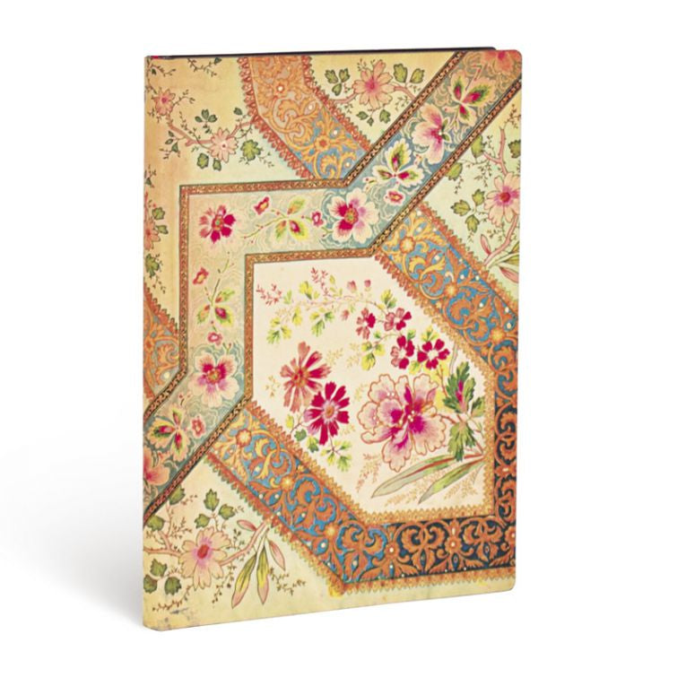 Paperblanks Notizbuch – 130 × 180 mm – 176 Seiten – Softcover, Lesebändchen, Einstecktasche, mehrfarbig