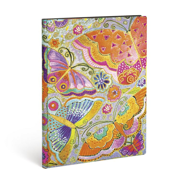 Paperblanks Notizbuch – 180 × 230 mm – 100 g/m² – Fadenheftung, Lesebändchen, Einstecktasche, mehrfarbig