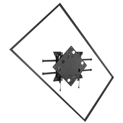Chief VESA-Adapterplatte – VESA 400×400 mm – bis 24,9 kg – schwenkbar, drehbar – schwarz